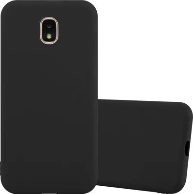Zdjęcie produktu dla Etui ochronne Cadorabo do Samsung Galaxy J3 2018 w kolorze czarnym etui na telefon komórkowy silikonowe etui z TPU