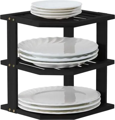 Produktbild von Tellerregal - Küchenschrank - Schrank-Organizer - Geschirr-Organizer - Topfregal - Lagerregal