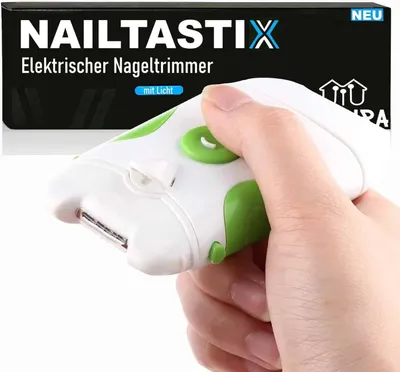 Produktbild von NAILTASTIX Elektrische Nagelfräse Nagelschneider Nagelfeile Nageltrimmer