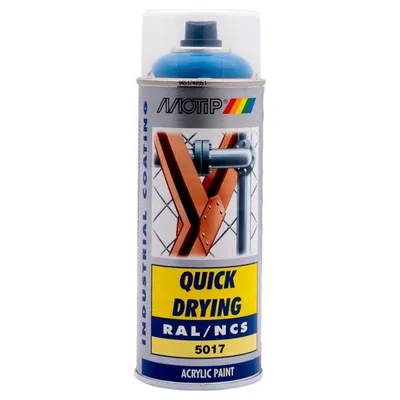 Produktbild von MoTip RAL Industrielack hochglänzend verkehrsblau 0,4 Liter
