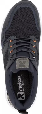 Produktbild von Rieker Herren Sneaker sportlicher Slipper mit loser MemoCup Einlage 09102, Größe:42 EU, Farbe:Blau