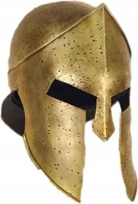 Immagine prodotto di Elmo spartano - Lo spirito dei guerrieri dell'antica Sparta! Replica spartana dal film 300 (WS881002)