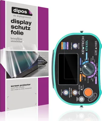 Immagine prodotto di 2x Pellicola Protettiva per Kewtech KT63DL Protezione Schermo Claro Display dipos