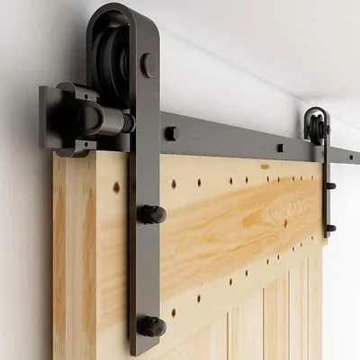 Imagen del producto de Sistema de puertas correderas - 167 cm. Accesorios para puertas de madera
