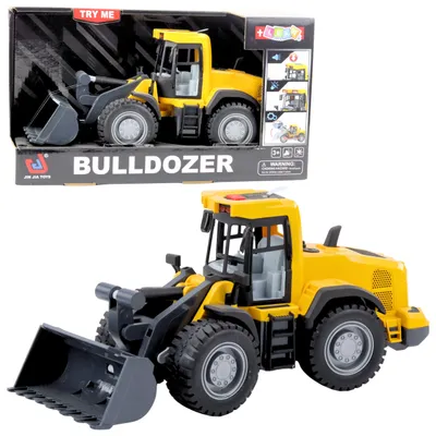 Immagine prodotto di Bulldozer Costruzione Escavatore Luci Suoni Benna in movimento Giallo