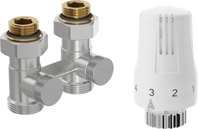 Immagine prodotto di Mexen G01 set termostatico a due tubi DN50, diritto 1/2"x3/4", nichel - W912-012-918-01