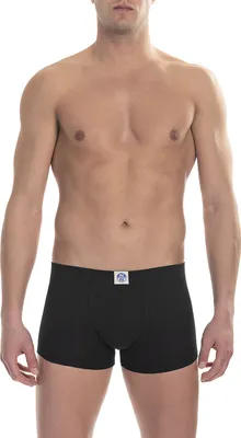 Produktbild von North Sails Boxer (2 Pack) – Herren – Baumwolle(Schwarz (Elastisch mit Logo) S)