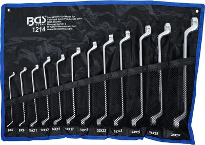Immagine prodotto di BGS 1214 Set di chiavi a doppio anello, 6x7-30x32 mm, 12 pezzi.
