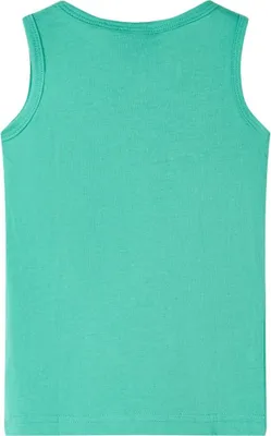 Imagen del producto de vidaXL Camiseta para niños, color verde, talla 104