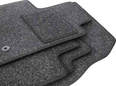 Zdjęcie produktu dla Dywaniki samochodowe antracyt do Ford Fiesta MK7 (2008-2011) hatchback welurowe