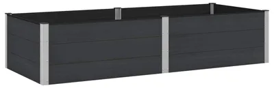 Immagine prodotto di Letto rialzato da giardino Nero 250 x 100 x 54 cm