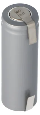 Produktbild von HHR-120 Akku passend für Rasierer, Rasierapperate 1,2 Volt 1200mAh mit Lötfahne U-Form