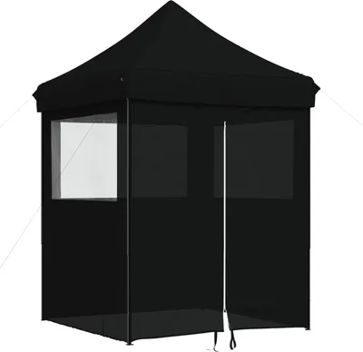 Image de Tente de fête Noir 200 x 200 x 306 cm Tissu Oxford