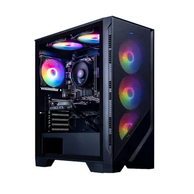 Produktbild von Gaming Komplett PC SET AMD Ryzen 5700G 8x 4.6 Ghz 32GB Ram 500GB SSD Radeon MSI Board RGB Tower W-Lan Gamer 27" TFT 1ms 100 Hz Windows 11 Pro