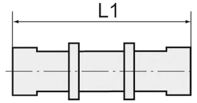 Produktbild von Riegler Schottverschraubung »value line« M10x1, für Schlauch 6/4, MS vern.