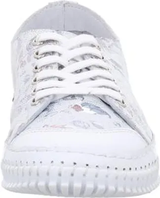 Produktbild von Damen Sneaker weiß mit bequemer Passform und flexibler Sohle für den Alltag