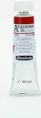 Produktbild von Schmincke 60ml AKADEMIE Öl color Siena gebrannt Öl 41 608 011