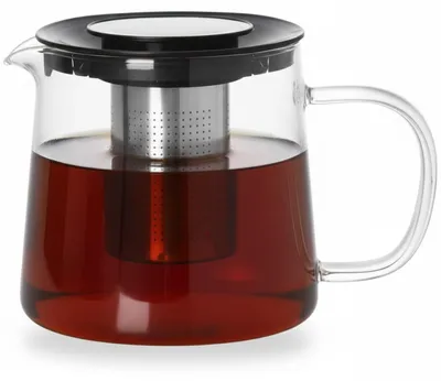 Teekanne aus Borosilikatglas, 1150 ml, mit Teefilter