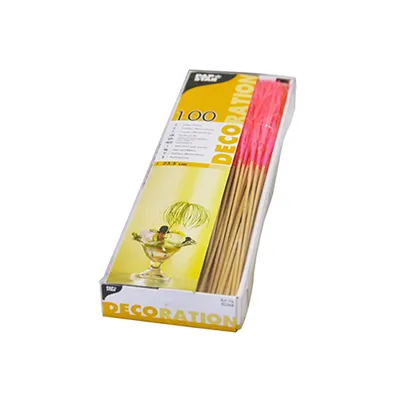Produktbild von Papstar Deko Picker Feuerwerk neon 3farbig Höhe 15cm 100 Stück