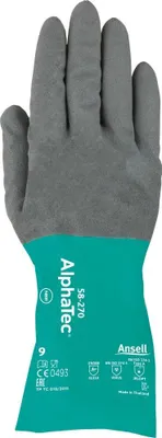 Produktbild von Ansell Handsch.AlphaTec 58-270, Gr. 11, schwarz/grün
