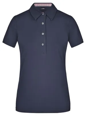 Obrázek produktu pro James and Nicholson – dámské polo tričko LT2781 (M) (námořnická modrá/červená/bílá)