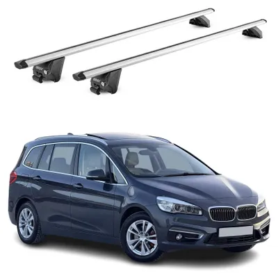 Produktbild von Dachträger Grundtäger für BMW 2er Gran Tourer F46 2014-2025 100kg Alu Grau ABE, KI-generiertes Bild