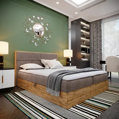 Produktbild von Postel s pružinovou skříní LOFT 2 - Dokonalá postel do vaší ložnice. postel 180x200 cm s matrací Bonell, s postelovým boxem na ložní prádlo a topperem