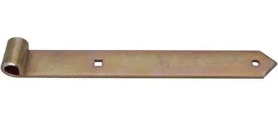 Produktbild von Ladenband 300 x 38 x 5,0 mm - Dorn 13 mm - Verzinkt - Robuste Torscharnier-Schiene