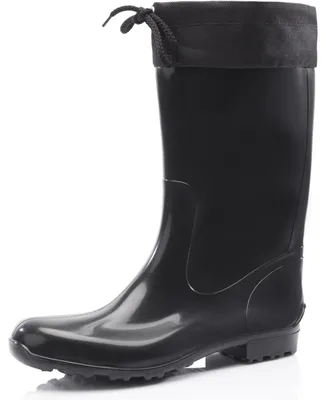 Image de Bottes en caoutchouc pour femmes Ladeheid LA-968 (noir/noir, 40)