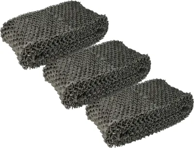 Produktbild von vhbw 3x Filter kompatibel mit Philips HU4816, HU4813/10, HU4816/10, HU4814/10 Luftbefeuchter - Luftfilter, Vliesfilter, Grau