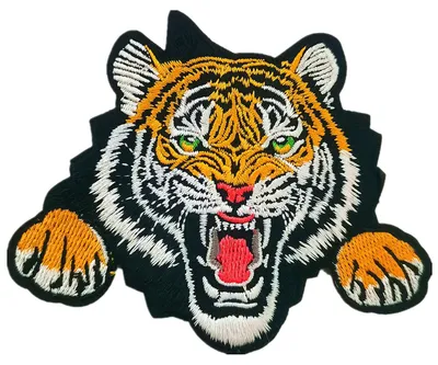 Stickpatch zum Aufbügeln, 9,5 x 7,2 cm, 2 Stück