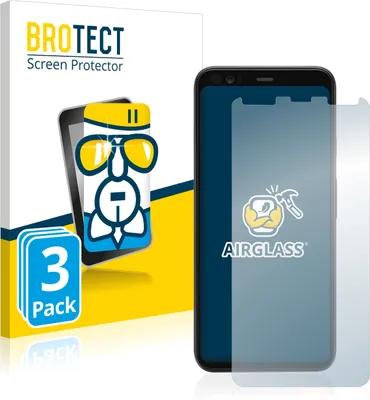 Produktbild von 3x BROTECT Schutzglas für Google Pixel 4 Schutzfolie Panzer Folie Glas Display Schutz klar