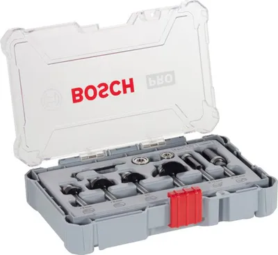Immagine prodotto di Set di frese per arrotondare Bosch PRO, gambo da 6 mm, 6