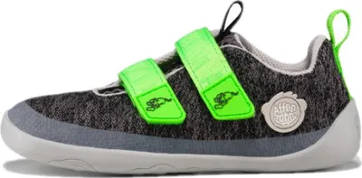 A side view of a child's shoe.