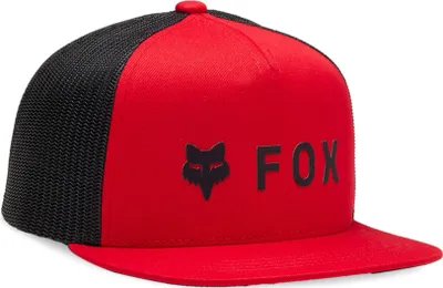 Obrázek produktu pro Kšiltovka FOX Absolute Mesh pro mládež, červená/černá, jedna velikost