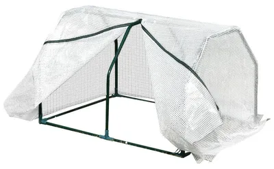 Zdjęcie produktu dla Miniaturowa szklarnia do balkonu i tarasu | Kolor: biały | Wymiary: 71x99x60 cm