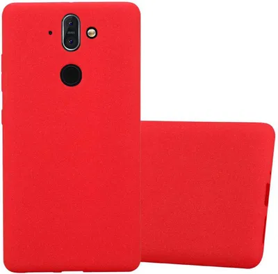 Obrázok produktu pre Cadorabo ochranné puzdro pre Nokia 8 Sirocco case in red puzdro na mobilný telefón TPU Etui Cover Case