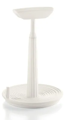 Toiletpapierhalter mit Stopp & Riss, melkwit, 17x26 cm