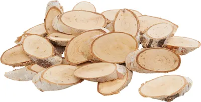 Produktbild von VBS Birkenscheiben-Mix "Oval", ca. 250 g