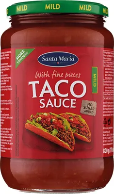 Immagine prodotto di Santa Maria Taco Sauce mild Party tomato fine ideale per le feste 800g