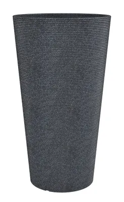 Produktbild von Scheurich Coneo High 243, Topfpflanzer, Freistehend, Kunststoff, Schwarz, Rund, Draußen