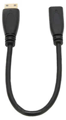 Zdjęcie produktu dla Kabel adapterowy do przesyłania danych, przenośna, kompaktowa konstrukcja, złącza żeńskie i męskie, mini do micro, krótki kabel do telefonu i komputera