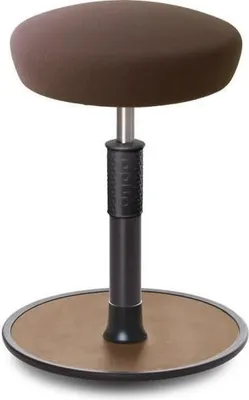 Produktbild von Sitz- Stehhocker Free Regular Hutsitz Gestrick Braun schwarz /Natur.