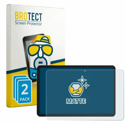 Produktbild von 2x BROTECT Schutzfolie für Tecno MEGAPAD 2 Displayschutz Displayschutzfolie Folie Matt Entspiegelungsfolie