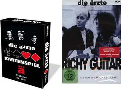 Produktbild von Die Ärzte - Richy Guitar DVD & Die Ärzte Kartenspiel