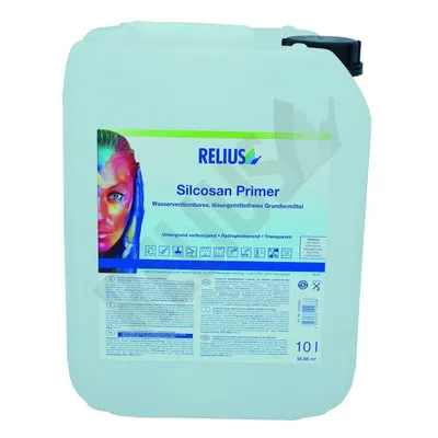 Produktbild von Relius Silcosan Primer farblos 10 Liter - Farbloses Grundiermittel auf Siliconharzbasis mit hoher Eindringtiefe