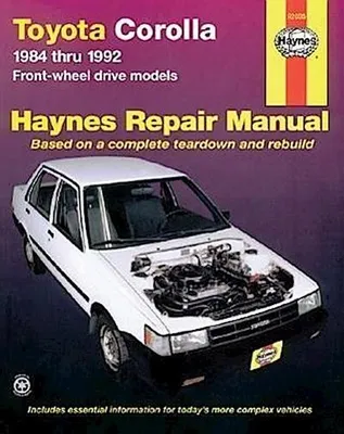 Obrázok produktu pre Toyota Corolla Fwd, 1984-1992