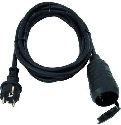 Image de Câble d'alimentation 1,5m / Rallonge | Contact de protection | Outdoor | 3x1,5mm²