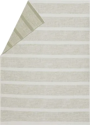 Produktbild von David Fussenegger Wohndecke Luca 'Struktur Streifen' 140 x 200 cm Lindgrün
