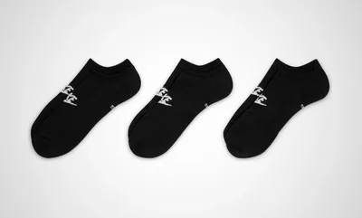 Produktbild von Nike Sportswear alltäglich wesentlich No-Show Sokken Zwart - DX5075-010